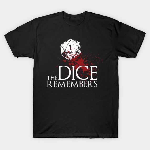 pen and paper - the dice remembers T-Shirt by avogel